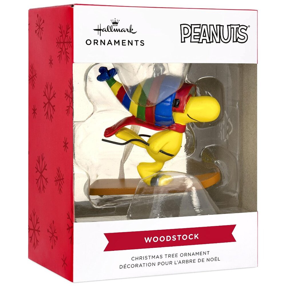 New! Peanuts Woodstock Ski Hallmark Christmas Ornament 2021 Charles Schulz Comic